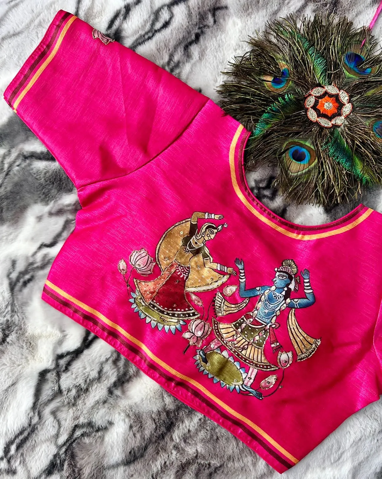 Festive Wear Decent Print Blouse