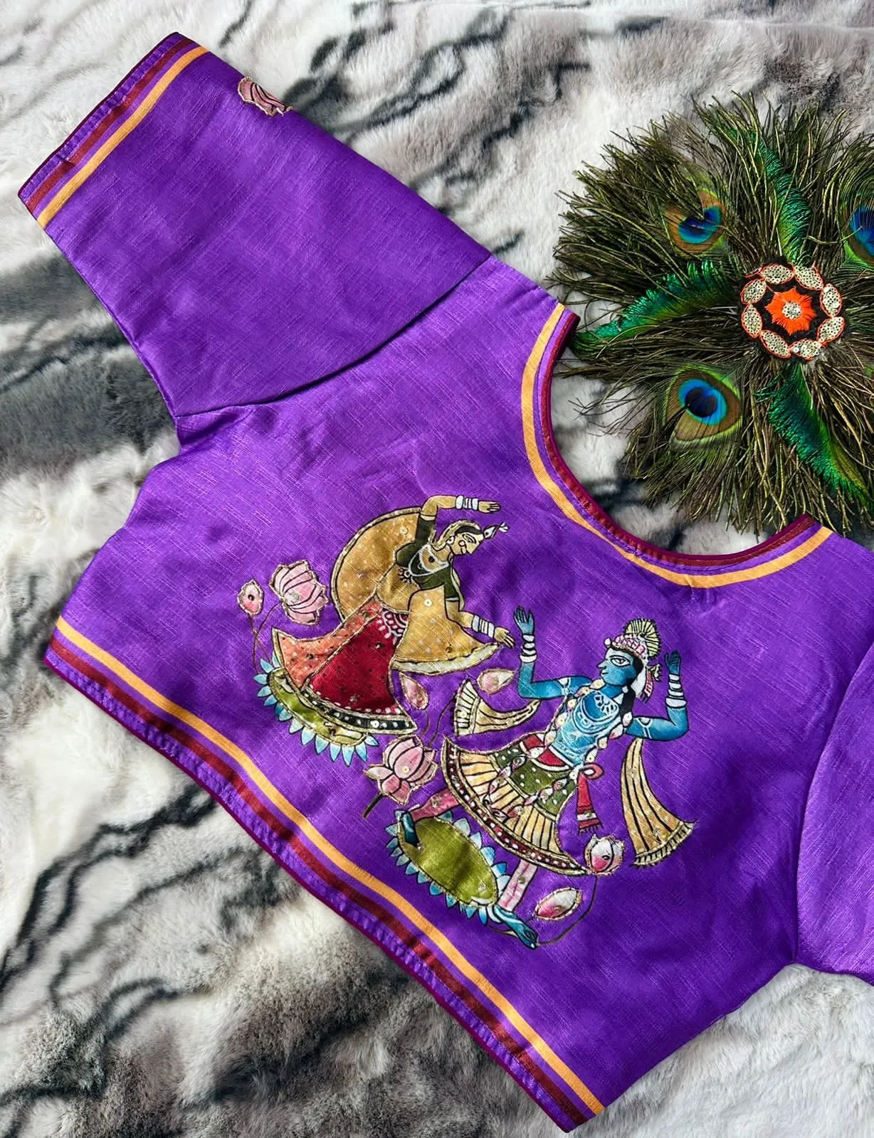 Festive Wear Decent Print Blouse