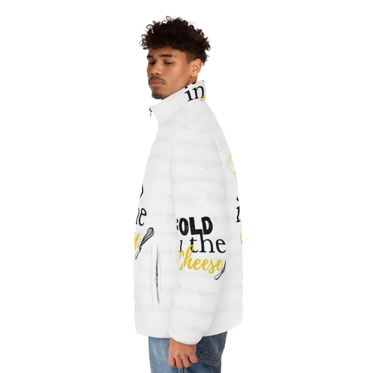 "Fold In The Cheese" Schitt's Creek Quotes Puffer Jacket