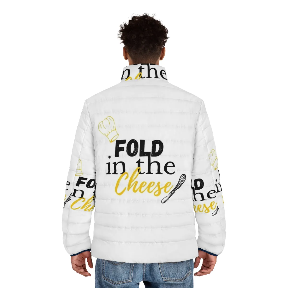 "Fold In The Cheese" Schitt's Creek Quotes Puffer Jacket
