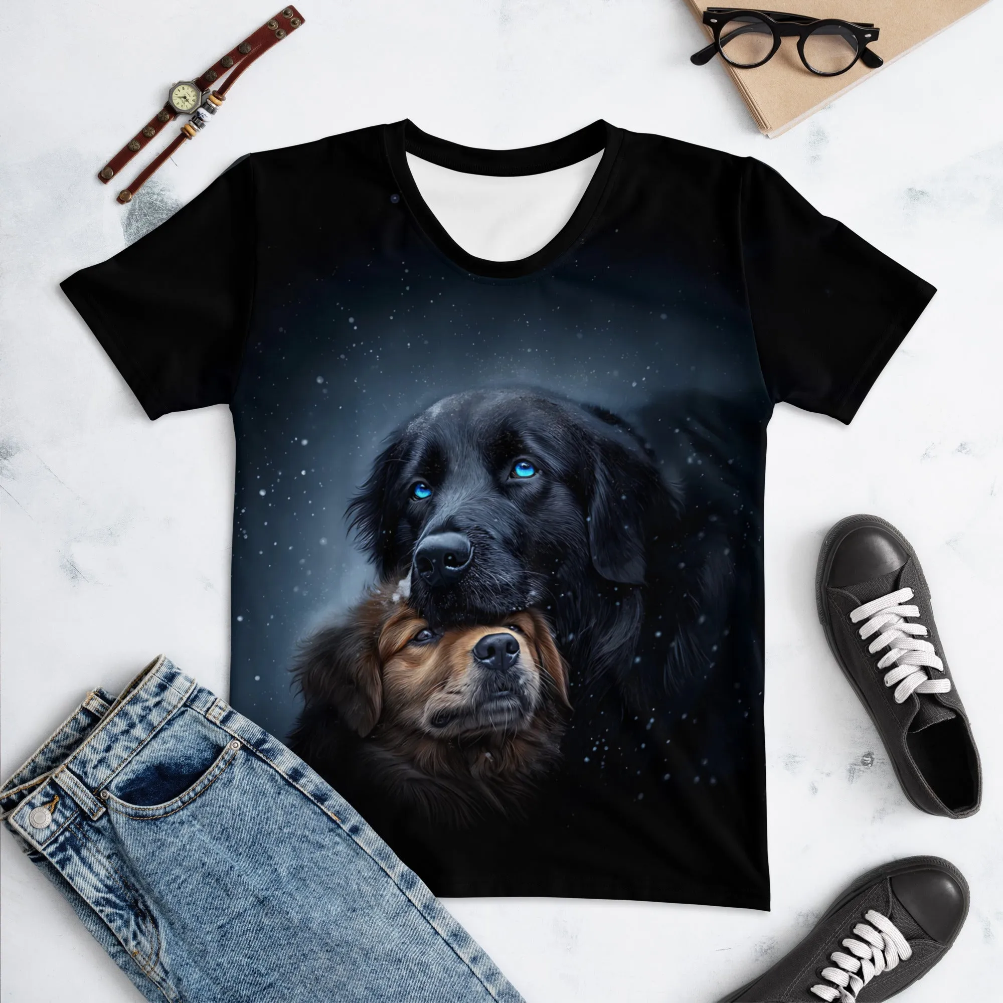 Snowy Embrace Women's T-shirt