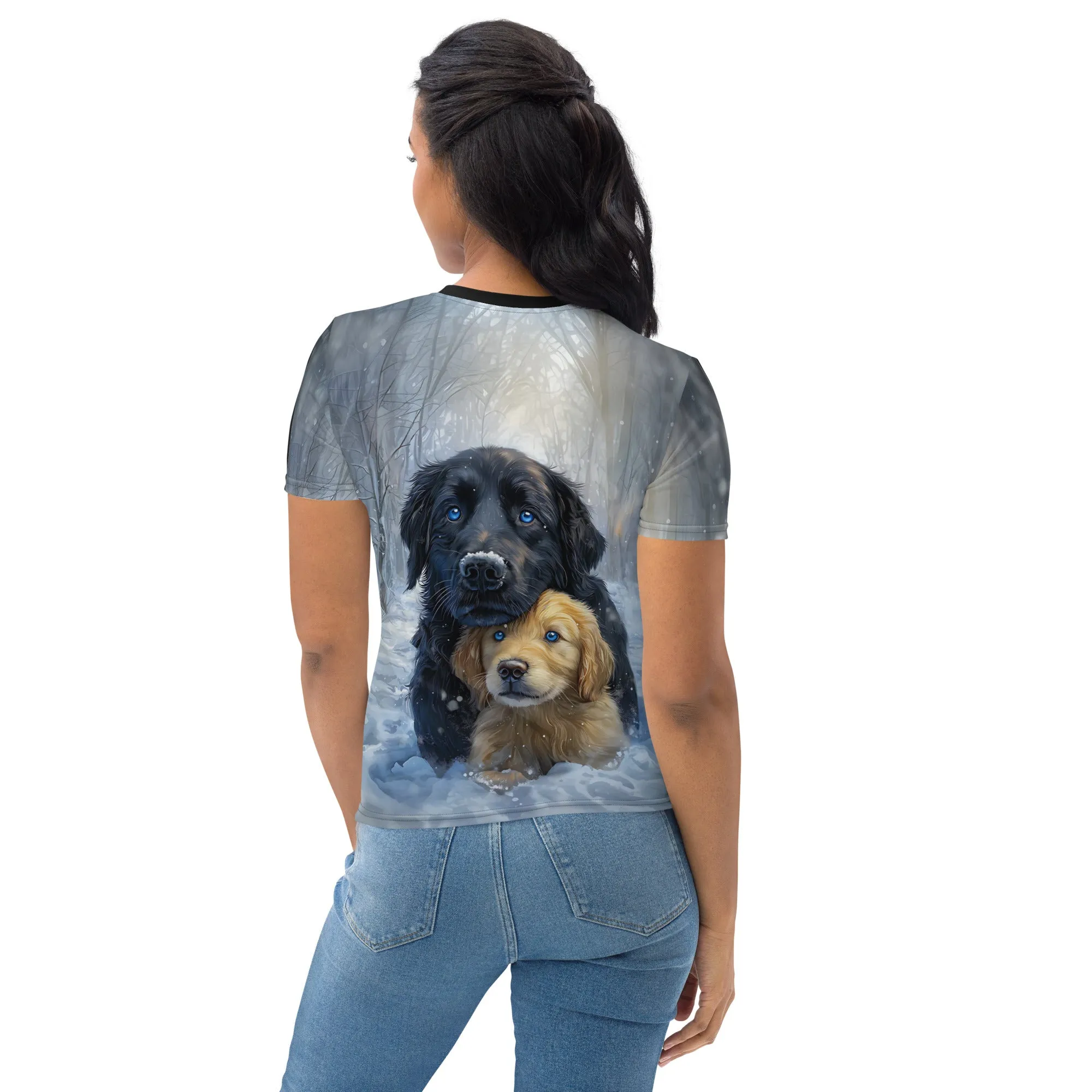 Snowy Embrace Women's T-shirt