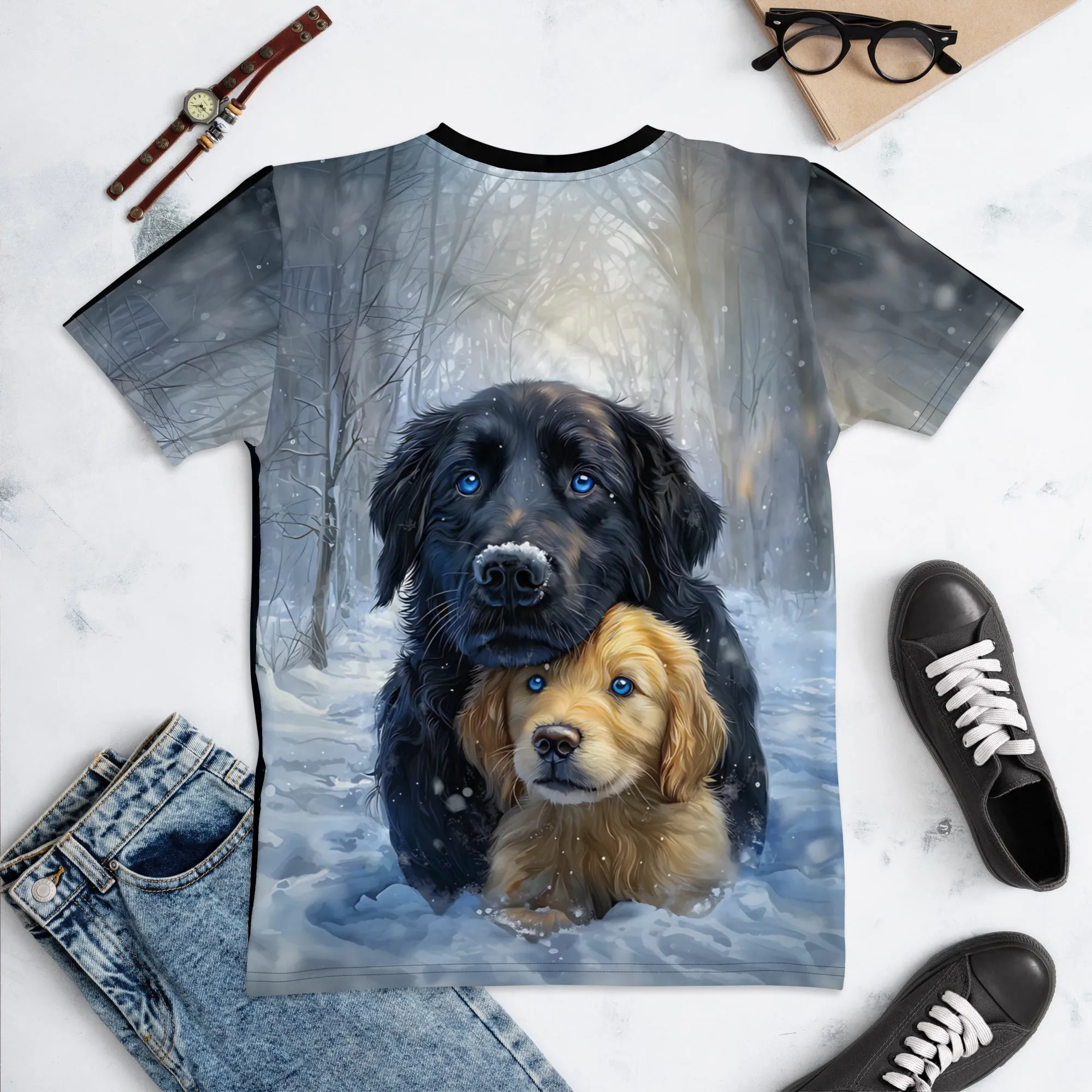 Snowy Embrace Women's T-shirt